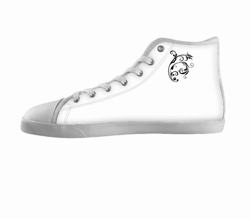 White custom shoes