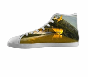 White custom shoes