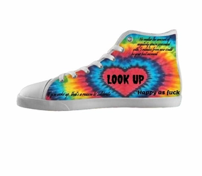 White custom shoes