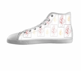 White custom shoes