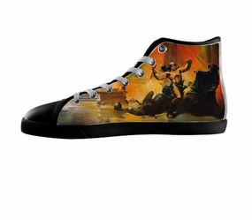 White custom shoes