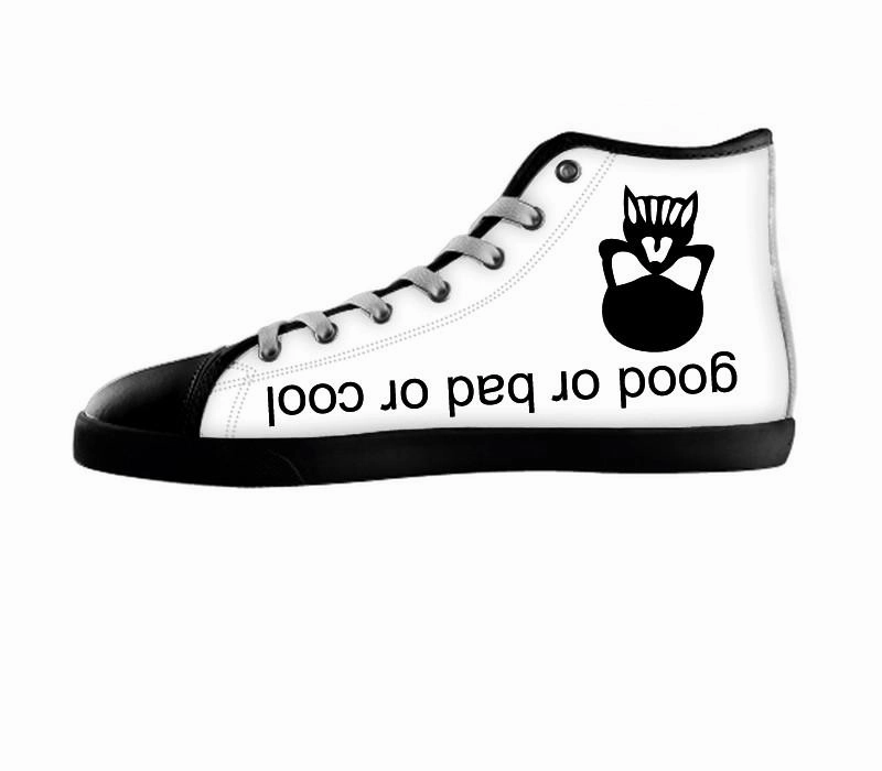 White custom shoes