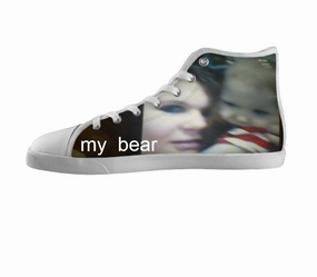 White custom shoes