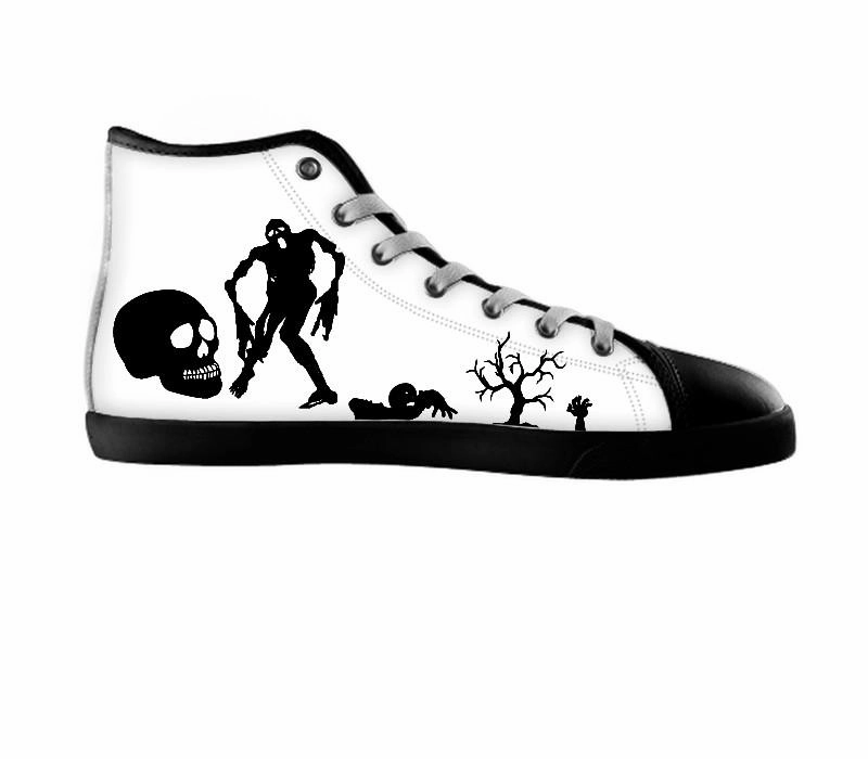 White custom shoes