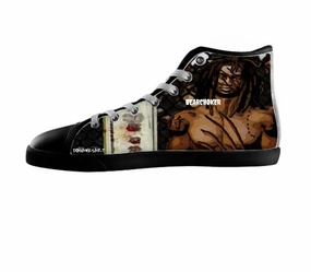 White custom shoes