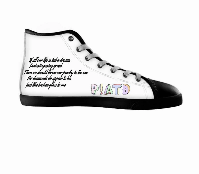 White custom shoes