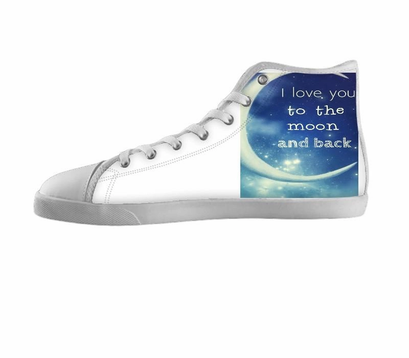 White custom shoes