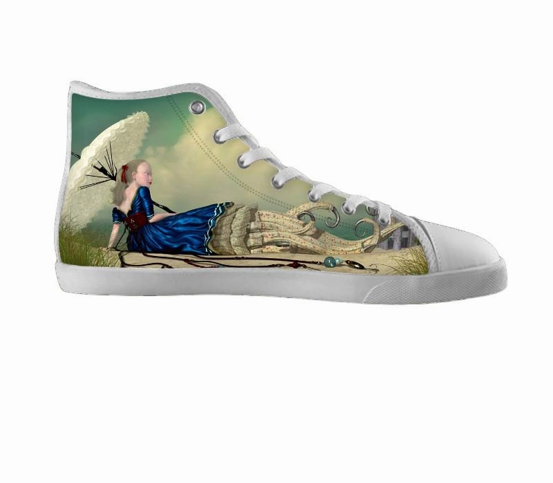 White custom shoes