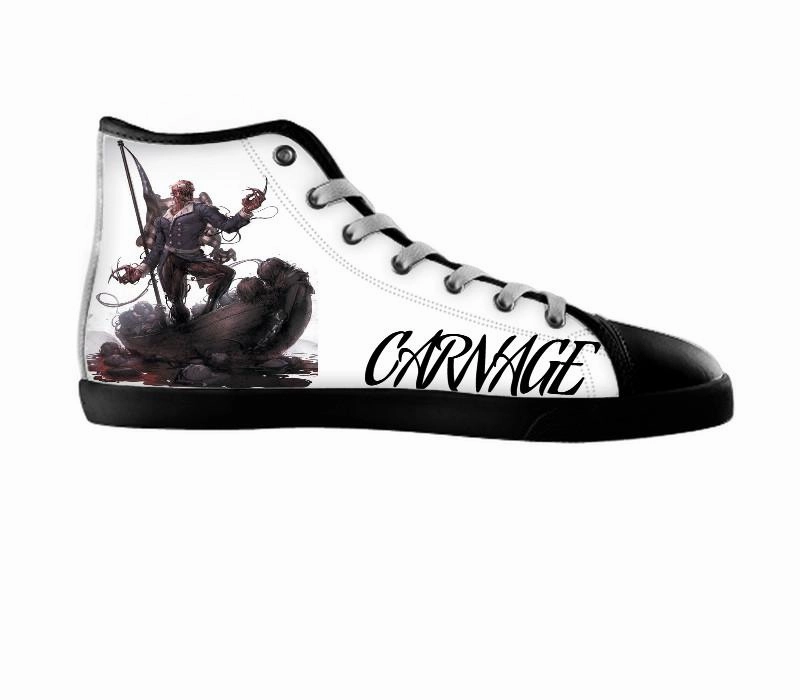 White custom shoes
