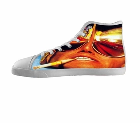 White custom shoes
