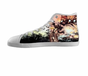 White custom shoes