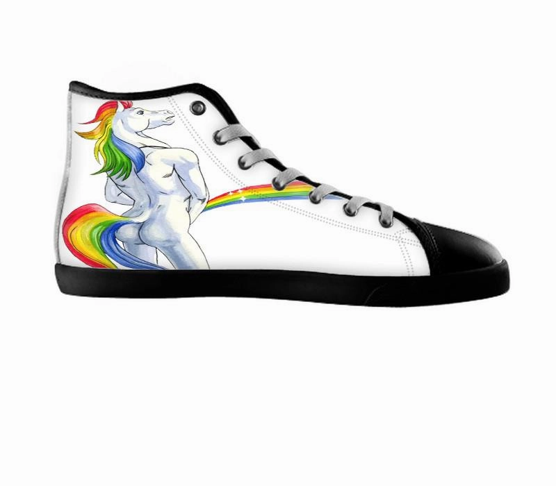 White custom shoes