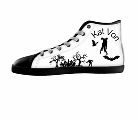 White custom shoes
