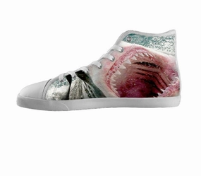 White custom shoes