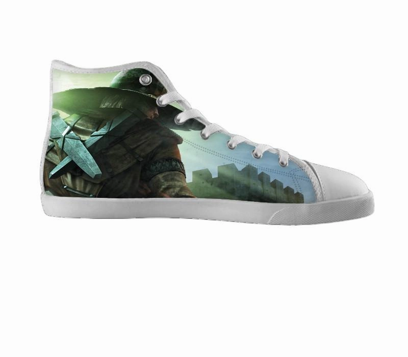 White custom shoes