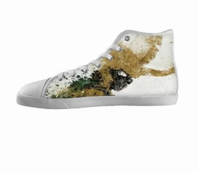 White custom shoes