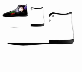 White custom shoes