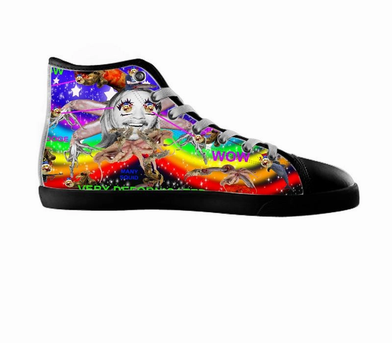 White custom shoes