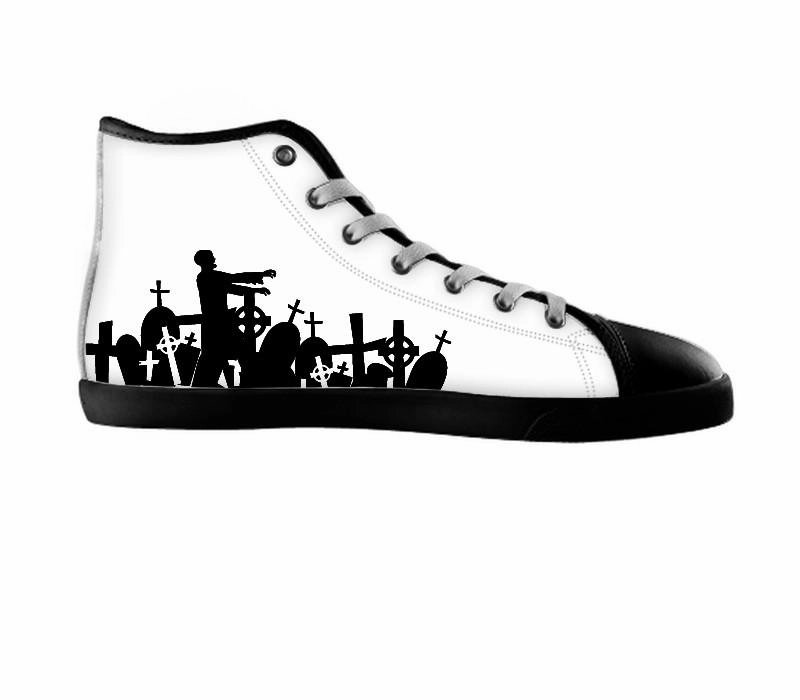 White custom shoes