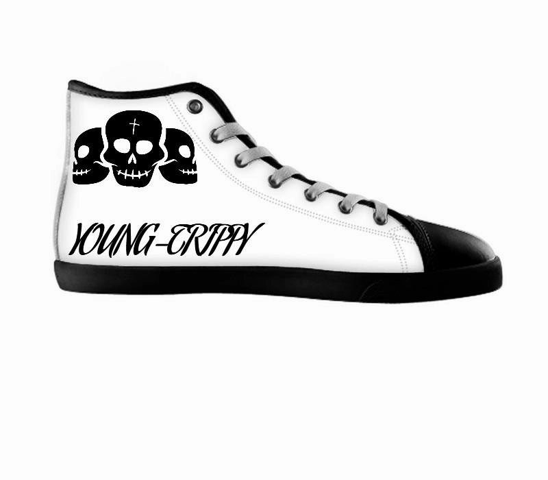 White custom shoes