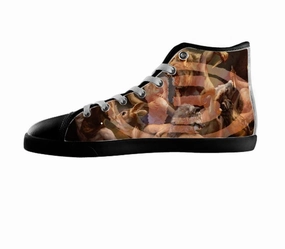 White custom shoes