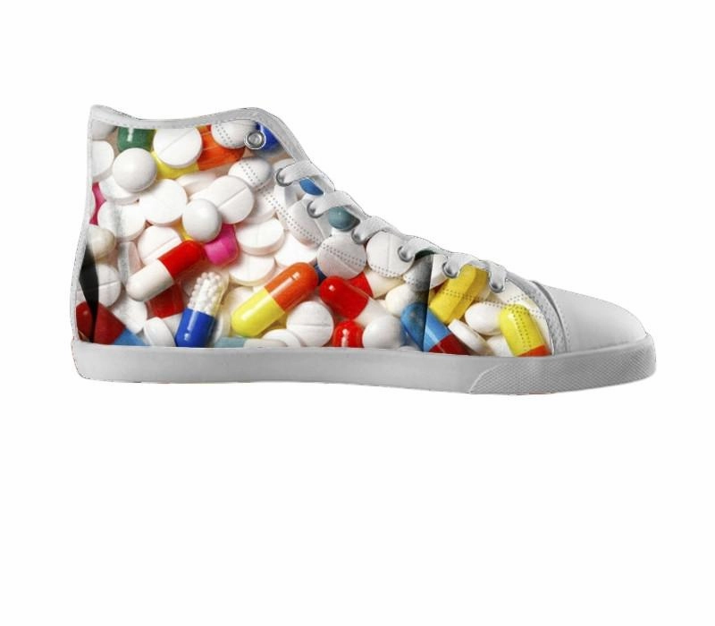 White custom shoes