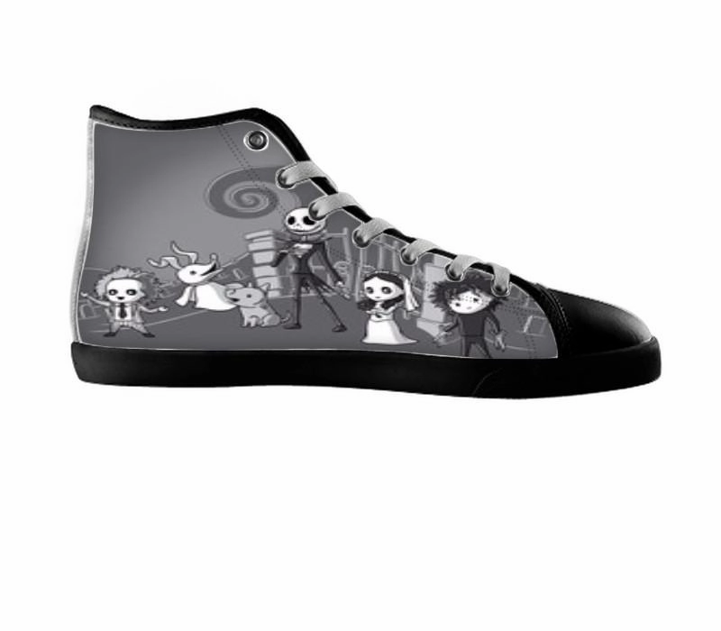White custom shoes
