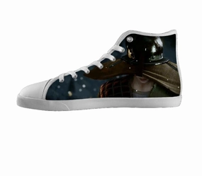 White custom shoes