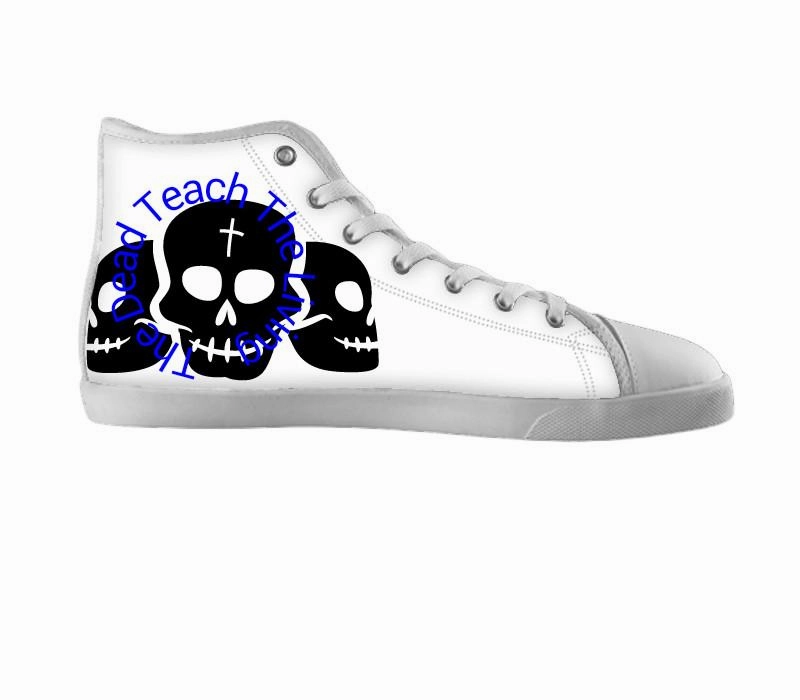 White custom shoes