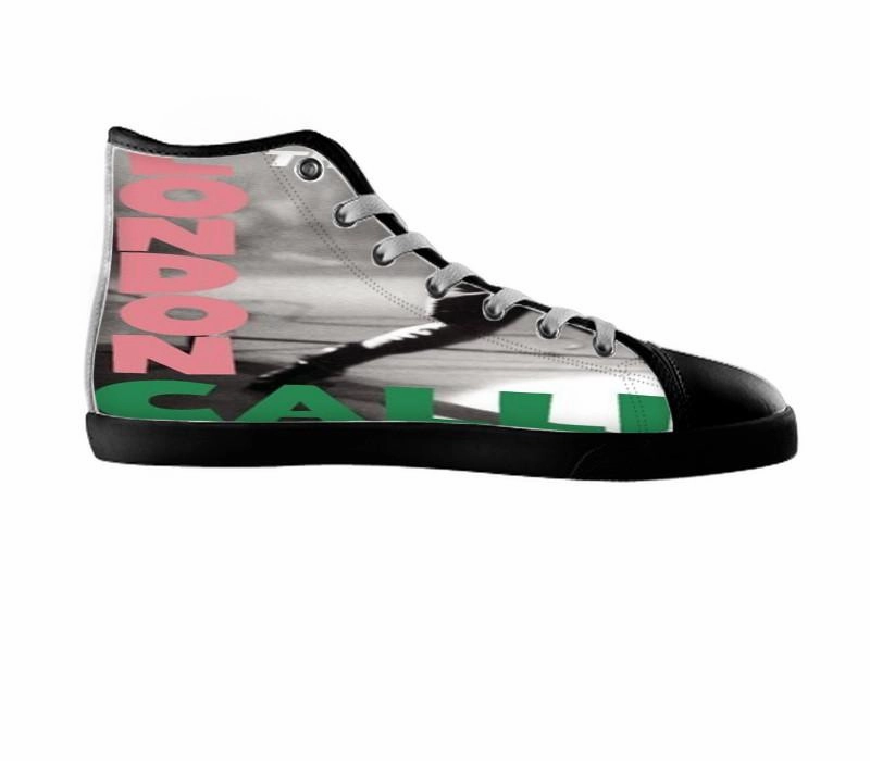 White custom shoes
