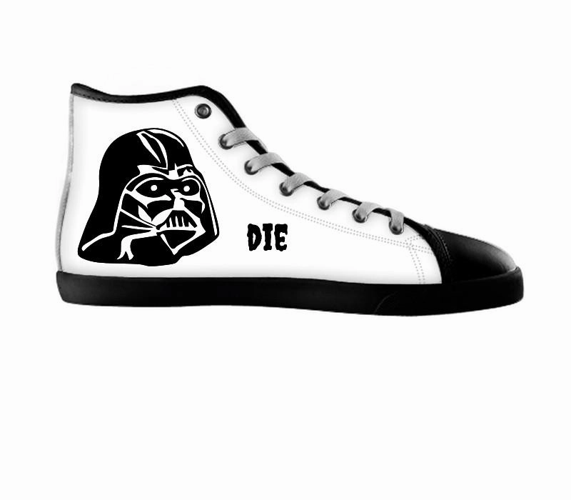 White custom shoes