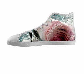 White custom shoes
