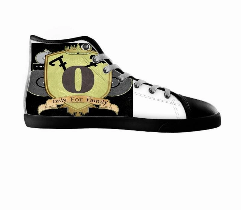 White custom shoes