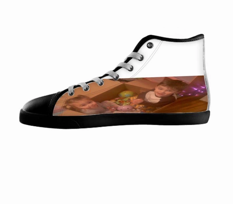 White custom shoes