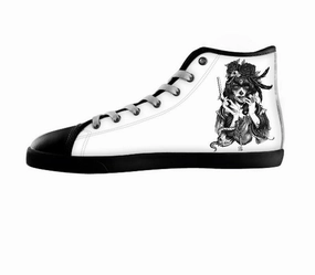 White custom shoes