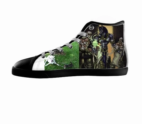 White custom shoes