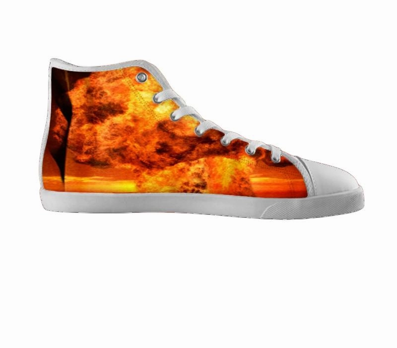 White custom shoes