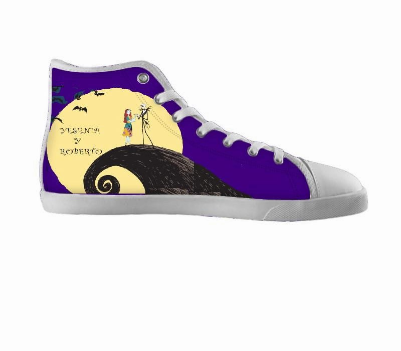 White custom shoes