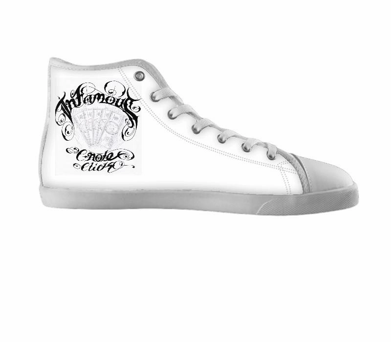 White custom shoes