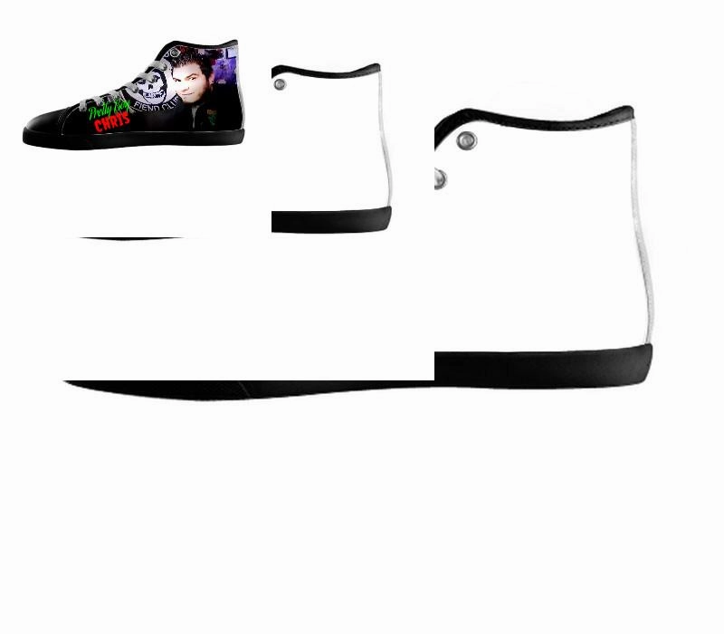 White custom shoes