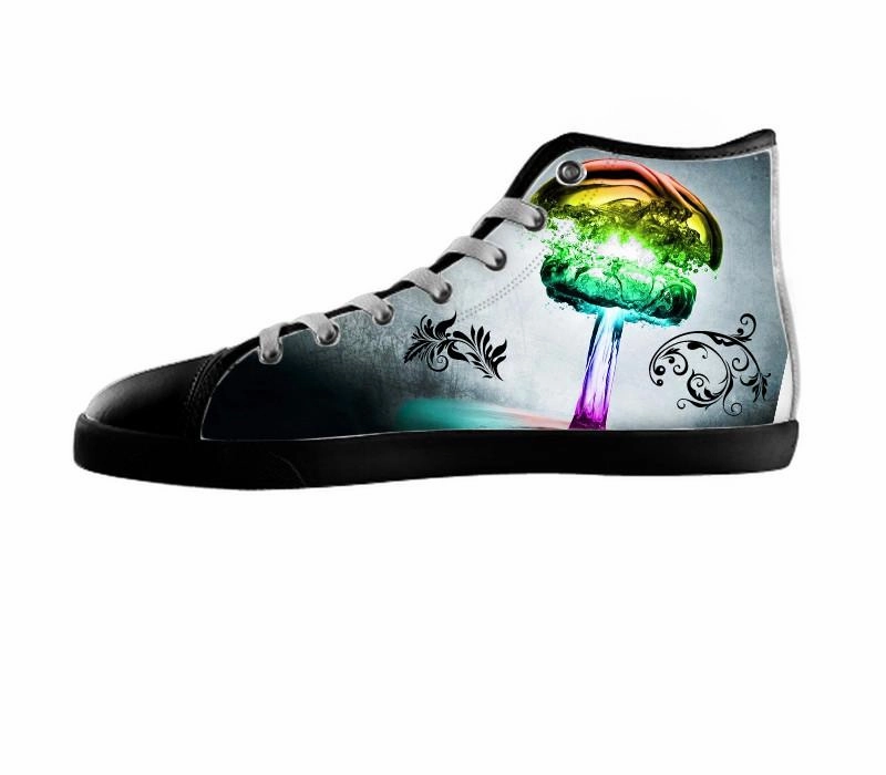 White custom shoes