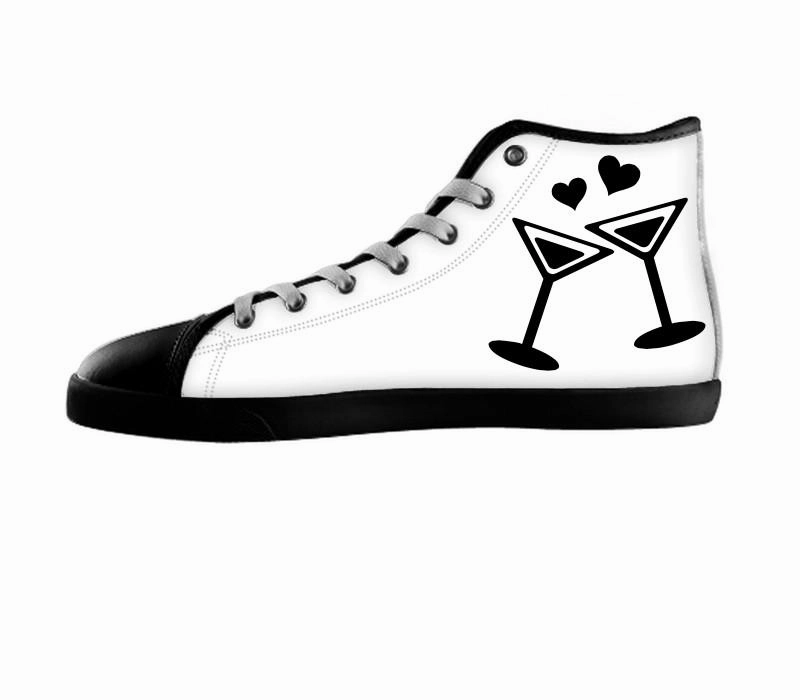 White custom shoes