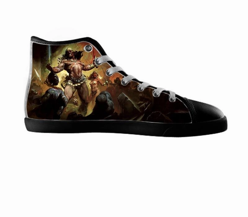 White custom shoes
