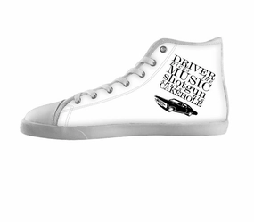 White custom shoes