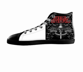 White custom shoes