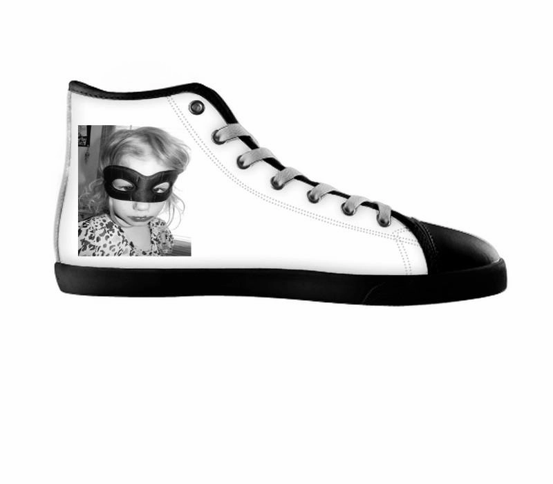 White custom shoes