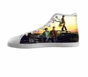 White custom shoes