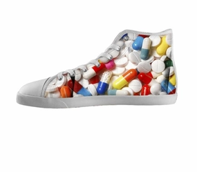 White custom shoes