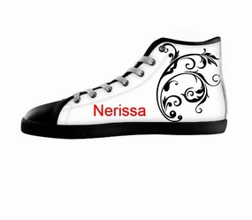 White custom shoes