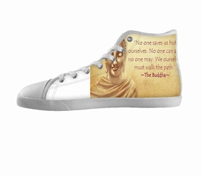 White custom shoes